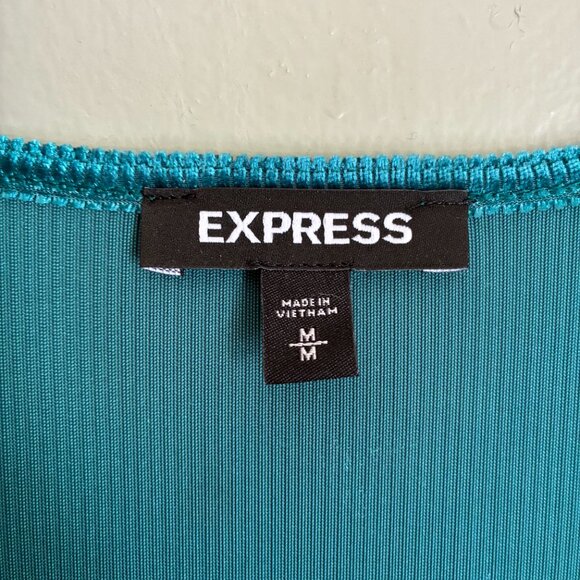 Teal Velvet Express Dress - Picture 3 of 4